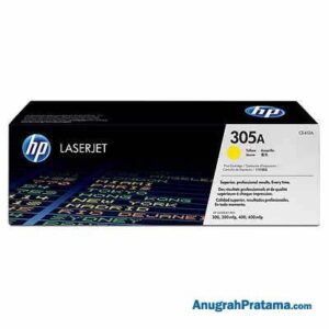 HP 305A Yellow Original LaserJet Toner Cartridge (CE412A)