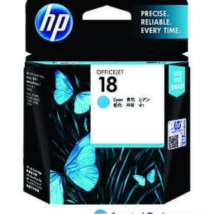HP 18 Cyan Original Ink Cartridge (C4937A)