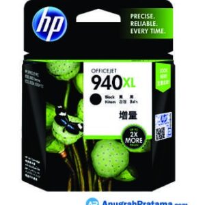 HP 940XL High Yield Black Original Ink Cartridge (C4906AA)