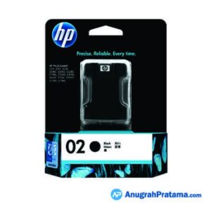HP 02 Black Original Ink Cartridge (C8721WA)