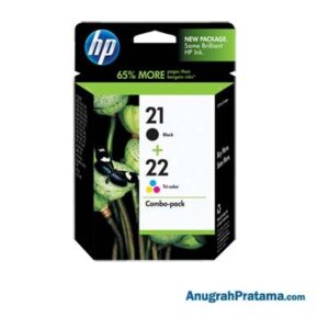 HP 21 Black/22 Tri-color 2-pack Original Ink Cartridges (CC630AA)