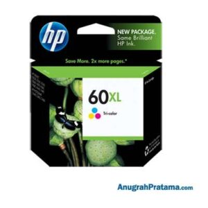 HP 60XL High Yield Tri-color Original Ink Cartridge (CC644WA)