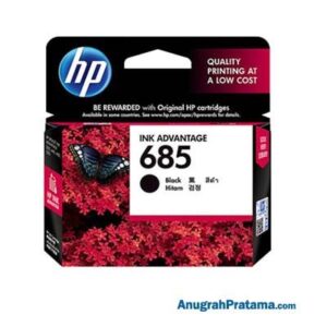 HP 685 Black Original Ink Advantage Cartridge (CZ121AA)