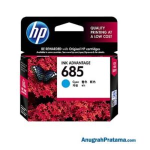 HP 685 Cyan Original Ink Advantage Cartridge (CZ122AA)