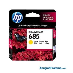 HP 685 Yellow Original Ink Advantage Cartridge (CZ124AA)