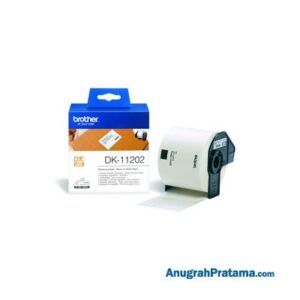 BROTHER DK-11202 Label Roll (Black on White, 62mm x 100mm)
