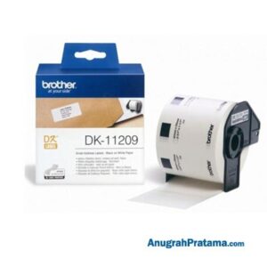 BROTHER DK-11209 Label Roll (Black on White, 29mm x 62mm)