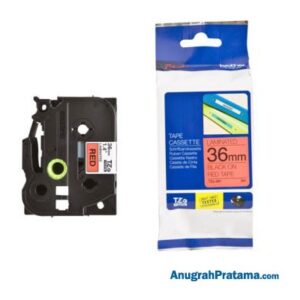 BROTHER TZe-461 Labelling Tape Cassette (Black on Red, 36mm wide)