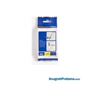 BROTHER TZe-FX221 Labelling Tape Cassette (Black on White Flexible-ID, 9mm wide)