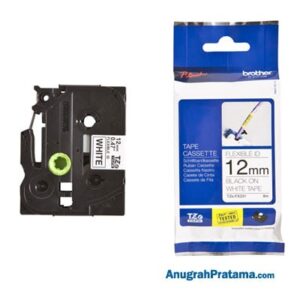BROTHER TZe-FX231 Labelling Tape Cassette (Black on White Flexible-ID, 12mm wide)