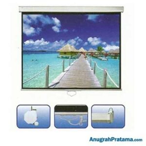 D-LIGHT MWSDL1217L 84 Inch Manual Projector Screen