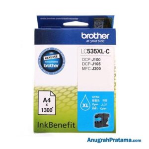 BROTHER Cyan Ink Cartridge (LC-535XL C)