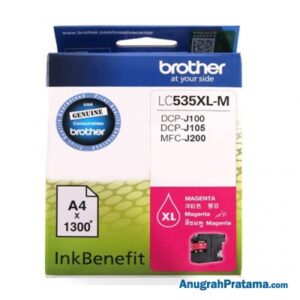 BROTHER Magenta Ink Cartridge (LC-535XL M)