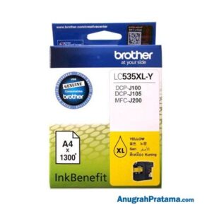 BROTHER Yellow Ink Cartridge (LC-535XL Y)