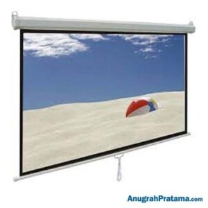 BRITE MAS-3030 120 Inch Manual Screen Projector (305 x 305)