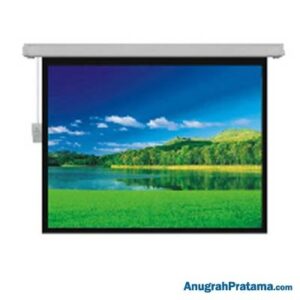 BRITE MR-366366-SL 144 Inch Large Motorized Screen Projector (366 x 366)