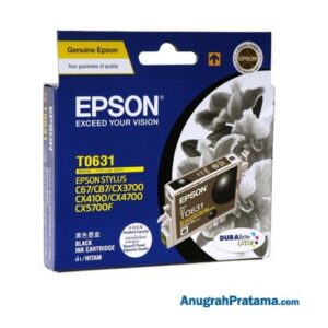 EPSON [C13T063190] Black Ink Cartridge -Std Cap (250 pages)