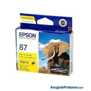 EPSON T0874 Yellow Ink Cartridge [C13T087490]