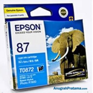 EPSON T0872 Cyan Ink Cartridge [C13T087290]
