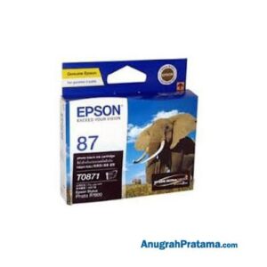 EPSON T0871 Photo Black Ink Cratridge [C13T087190]