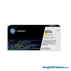 HP 651A Yellow Original LaserJet Toner Cartridge (CE342A)