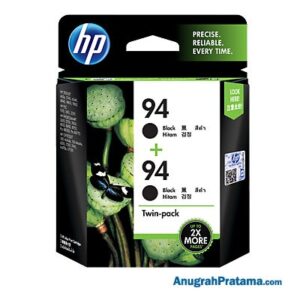HP 94 2-pack Black Original Ink Cartridges (CC622AA)