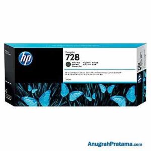 HP 728 300-ml Matte Black DesignJet Ink Cartridge (F9J68A)