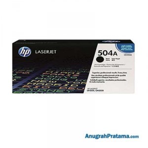 HP 504A Black Original LaserJet Toner Cartridge (CE250A)