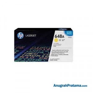 HP 648A Yellow Original LaserJet Toner Cartridge (CE262A)