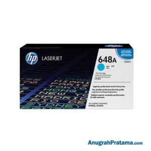 HP 648A Cyan Original LaserJet Toner Cartridge (CE261A)