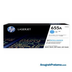 HP 655A Cyan Original LaserJet Toner Cartridge (CF451A)