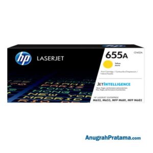 HP 655A Yellow Original LaserJet Toner Cartridge (CF452A)