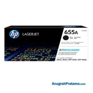 HP 655A Black Original LaserJet Toner Cartridge (CF450A)