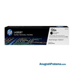 HP 126A 2-pack Black Original LaserJet Toner Cartridges (CE310AD)
