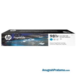 HP 981Y Extra High Yield Cyan Original PageWide Cartridge (L0R13A)