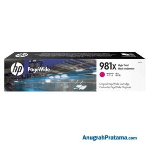 HP 981X High Yield Magenta Original PageWide Cartridge (L0R10A)