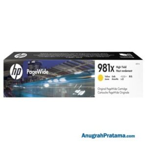 HP 981X High Yield Yellow Original PageWide Cartridge (L0R11A)