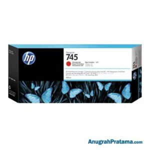 HP 745 300-ml DesignJet Chromatic Red Ink Cartridge (F9K06A)