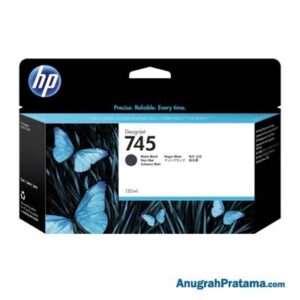 HP 745 130-ml DesignJet Matte Black Ink Cartridge (F9J99A)