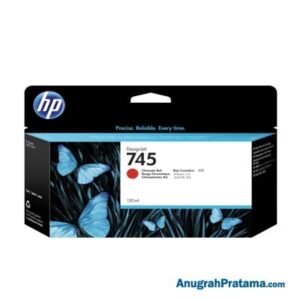 HP 745 130-ml DesignJet Chromatic Red Ink Cartridge (F9K00A)