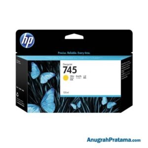 HP 745 130-ml DesignJet Yellow Ink Cartridge (F9J96A)