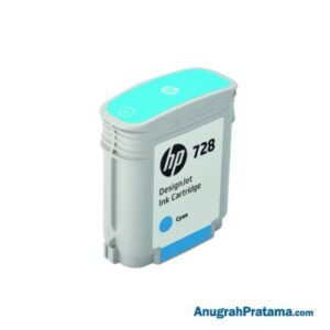 HP 728 40-ml Cyan DesignJet Ink Cartridge (F9J63A)
