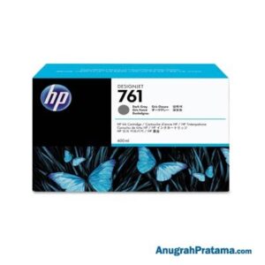 HP 761 400-ml Dark Gray DesignJet Ink Cartridge (CM996A)