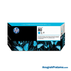 HP 80 Cyan DesignJet Printhead and Printhead Cleaner (C4821A)