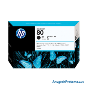 HP 80 350-ml Black DesignJet Ink Cartridge (C4871A)