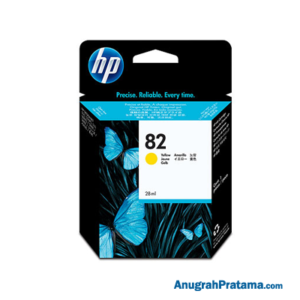 HP 82 28-ml Yellow DesignJet Ink Cartridge (CH568A)