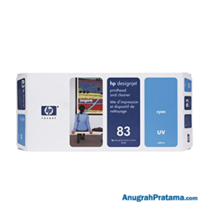 HP 83 Cyan DesignJet UV Printhead and Printhead Cleaner (C4961A)