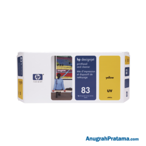 HP 83 Yellow DesignJet UV Printhead and Printhead Cleaner (C4963A)