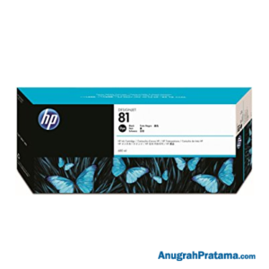 HP 81 680-ml Black DesignJet Dye Ink Cartridge (C4930A)
