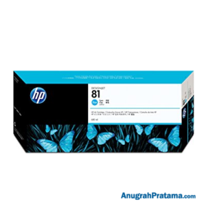 HP 81 680-ml Cyan DesignJet Dye Ink Cartridge (C4931A)